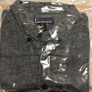 Patagonia short sleeve 3/4 button up shirt